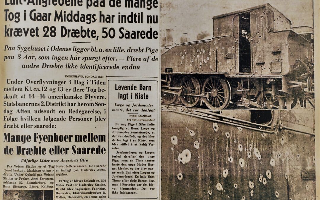 En kugle i ryggen – bombningen af fynske og sønderjyske passagertog 7. januar 1945